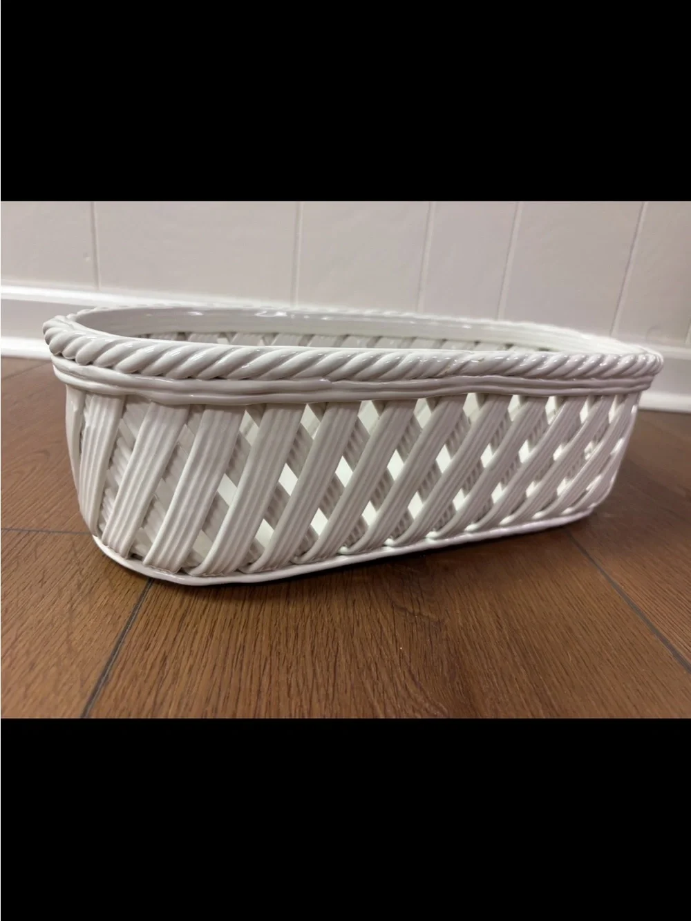 Tiffany & Co. white woven